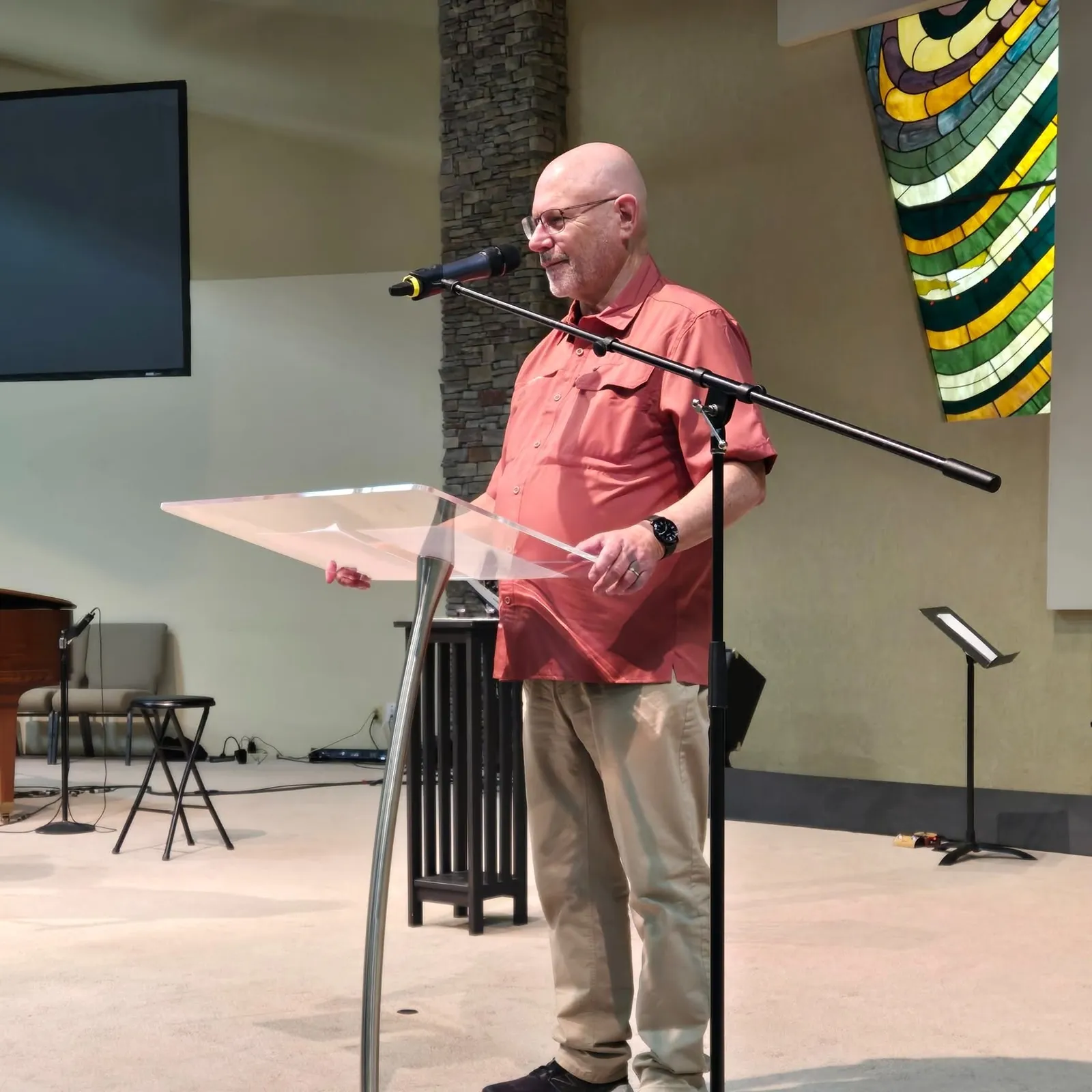 Pastor Preaching One Life Church Of The Nazarene, Church In Springfield, MO